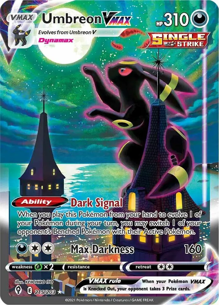 Umbreon VMAX — Evolving Skies 215/203
